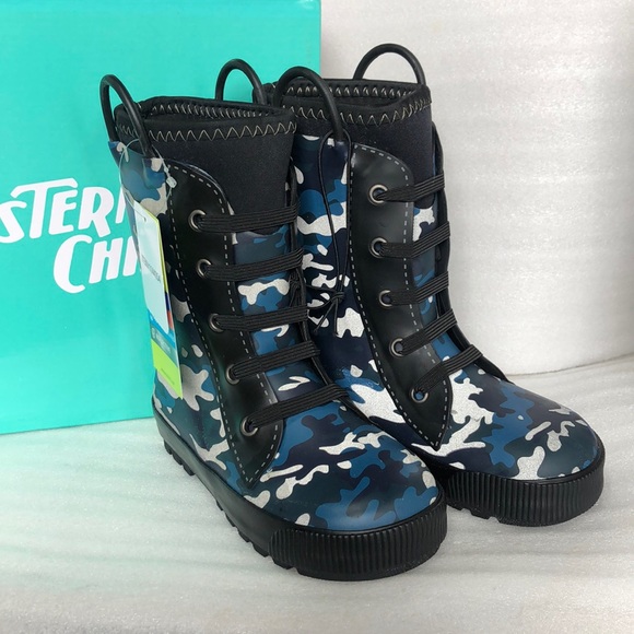 NIB Western Chief Boys Camo Rainboot Neoprene - Picture 2 of 5